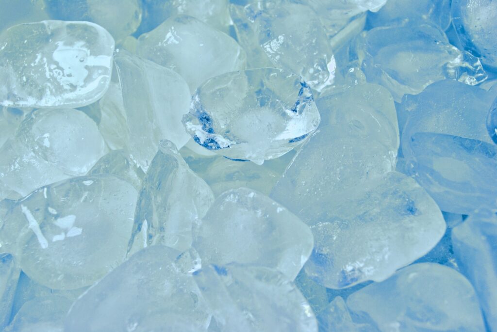 氷の写真